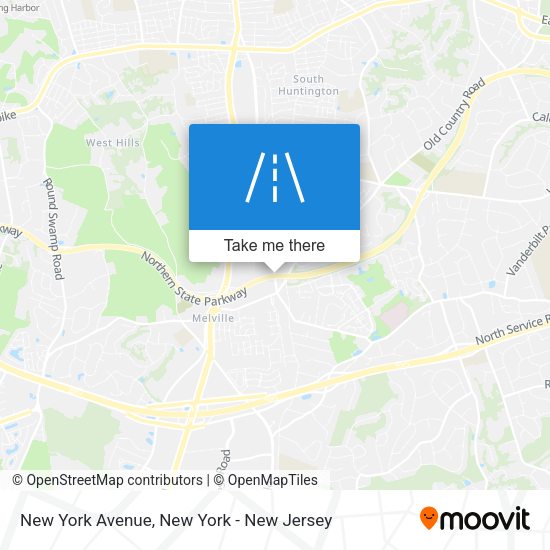 Mapa de New York Avenue