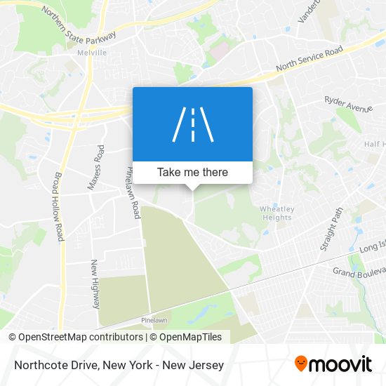 Northcote Drive map