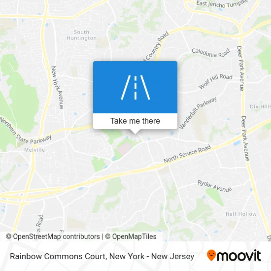 Rainbow Commons Court map