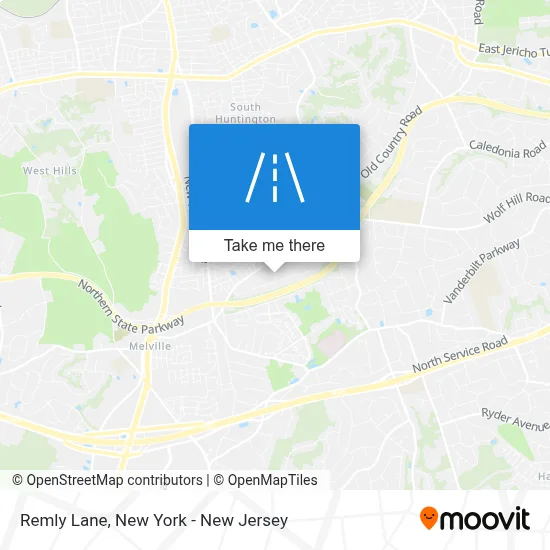 Remly Lane map