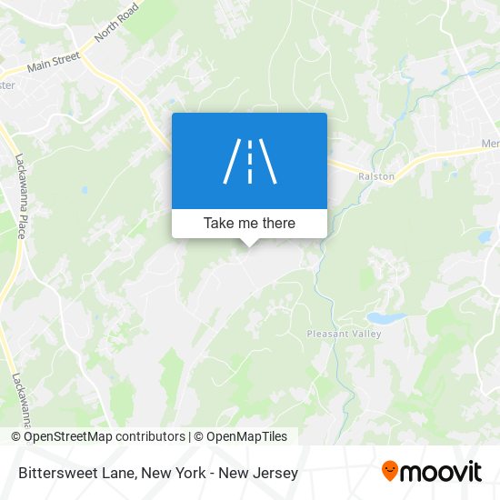 Mapa de Bittersweet Lane