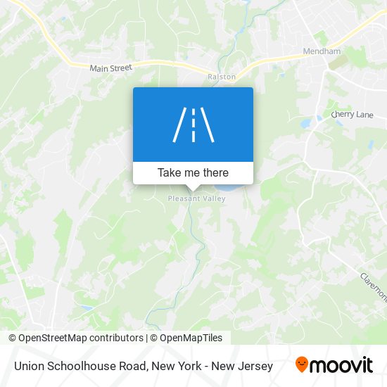 Union Schoolhouse Road map