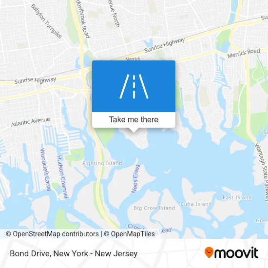 Bond Drive map
