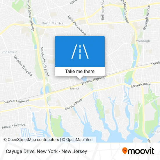 Cayuga Drive map