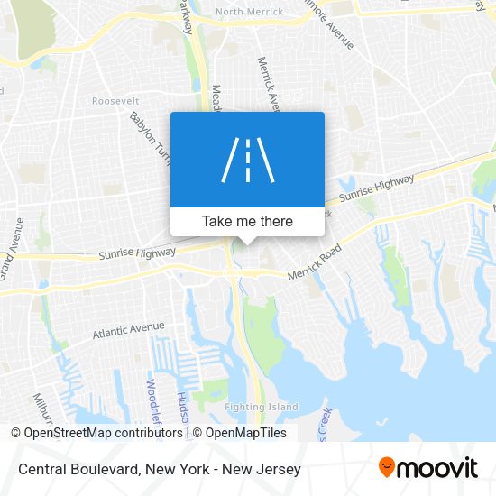 Mapa de Central Boulevard