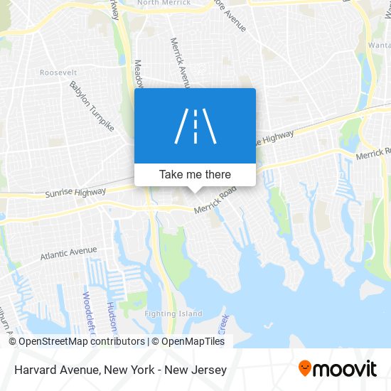 Mapa de Harvard Avenue