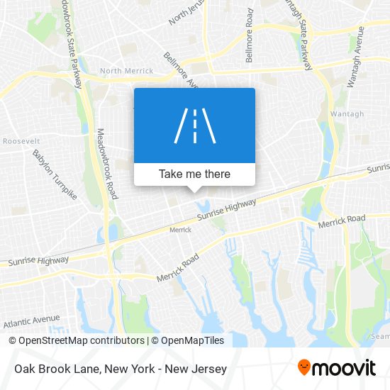 Oak Brook Lane map