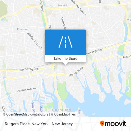 Mapa de Rutgers Place
