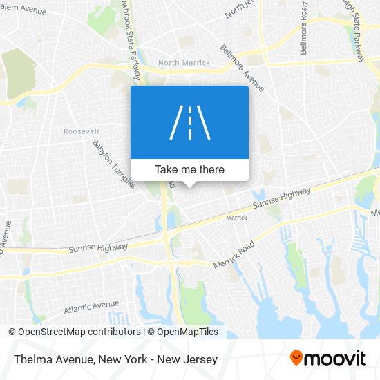 Thelma Avenue map