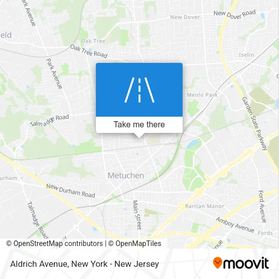 Aldrich Avenue map