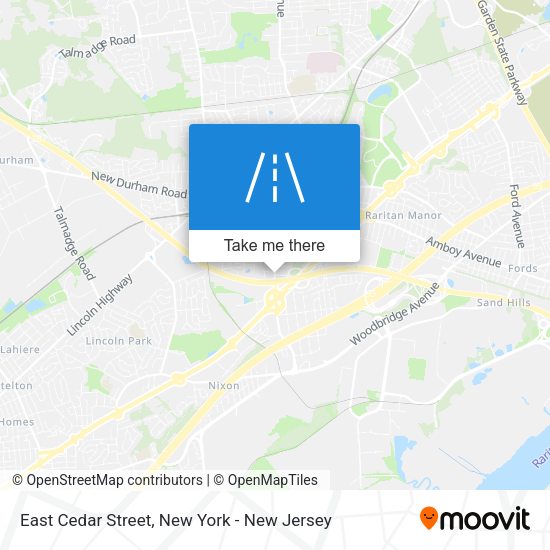 Mapa de East Cedar Street
