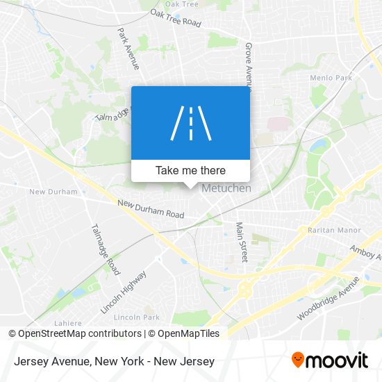 Mapa de Jersey Avenue