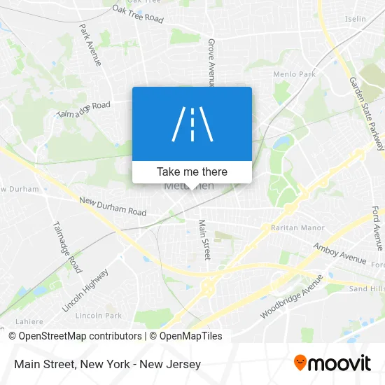 Main Street map