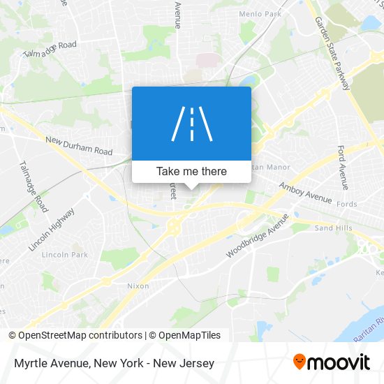 Mapa de Myrtle Avenue