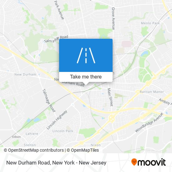 New Durham Road map