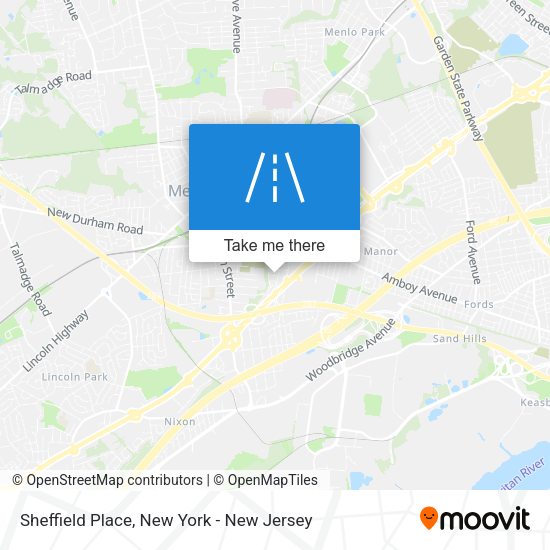 Mapa de Sheffield Place