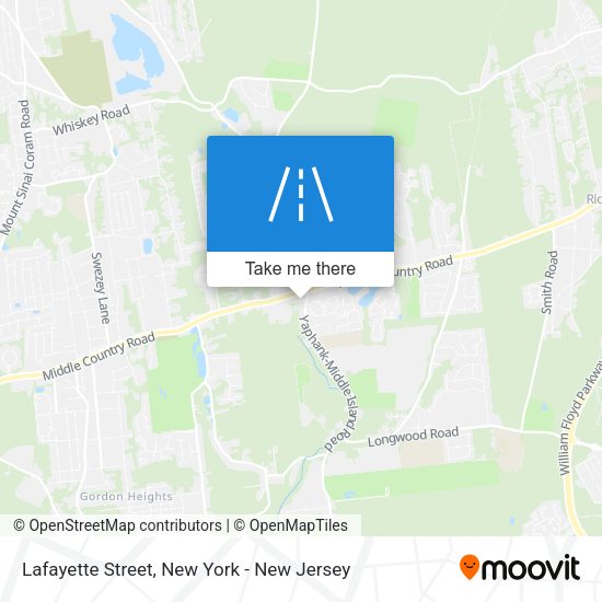 Lafayette Street map