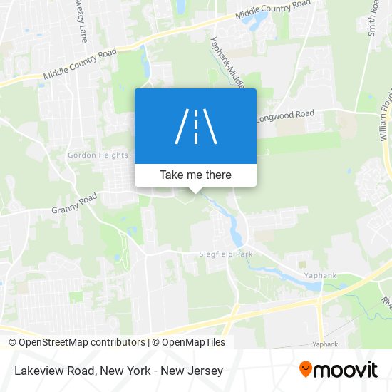 Lakeview Road map