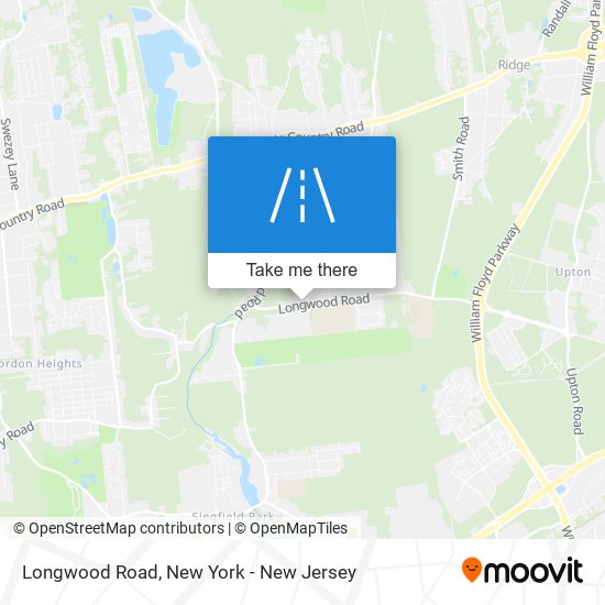 Mapa de Longwood Road