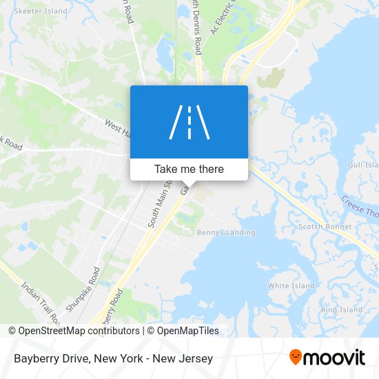 Mapa de Bayberry Drive