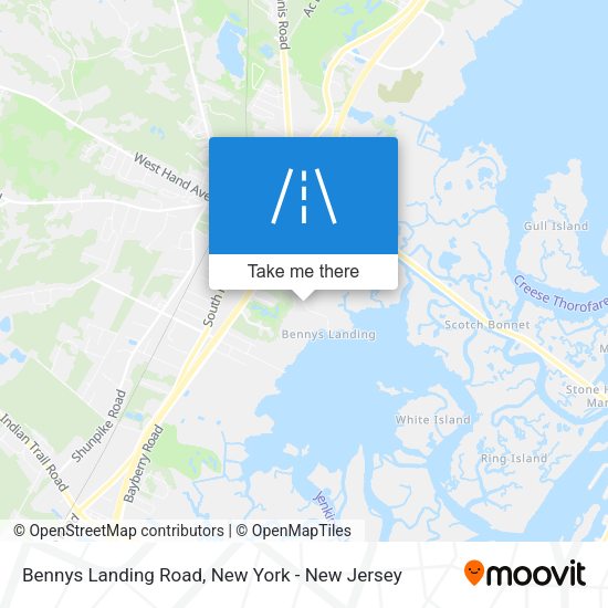 Mapa de Bennys Landing Road