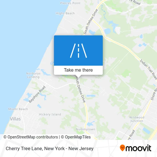 Cherry Tree Lane map