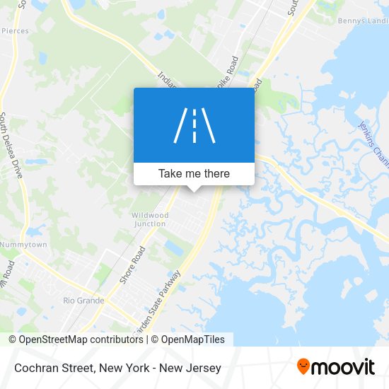 Mapa de Cochran Street