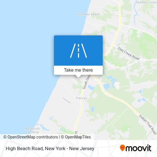 Mapa de High Beach Road