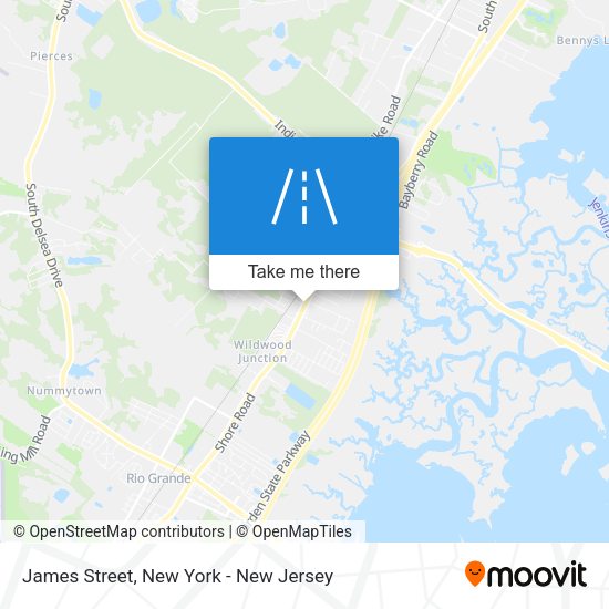 Mapa de James Street