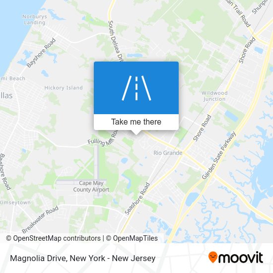 Mapa de Magnolia Drive