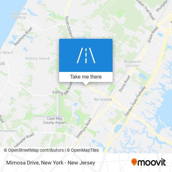 Mimosa Drive map