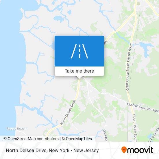 North Delsea Drive map