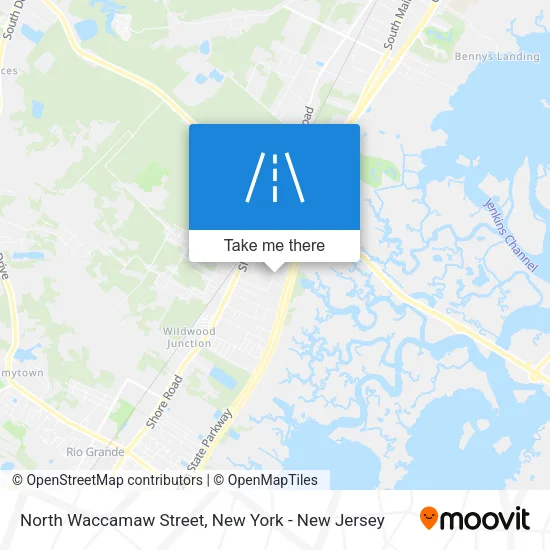 Mapa de North Waccamaw Street