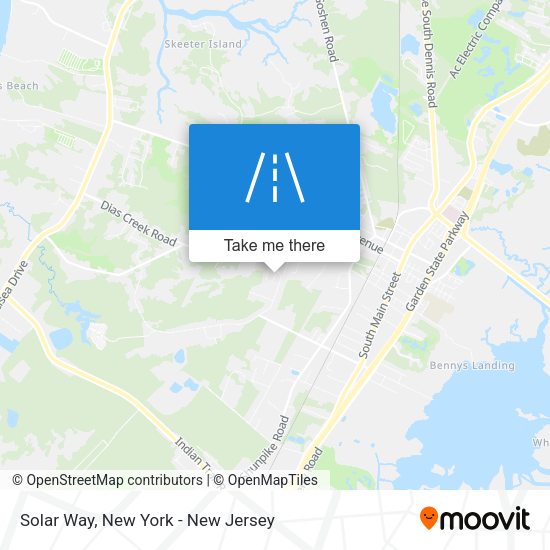 Solar Way map