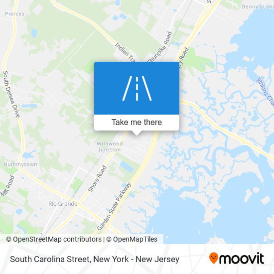 Mapa de South Carolina Street