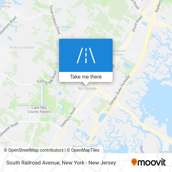 Mapa de South Railroad Avenue