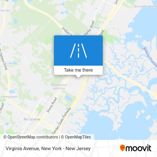 Mapa de Virginia Avenue