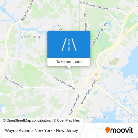 Mapa de Wayne Avenue