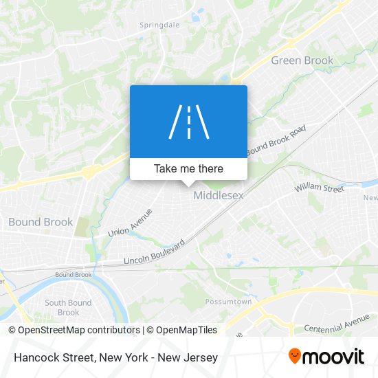 Hancock Street map