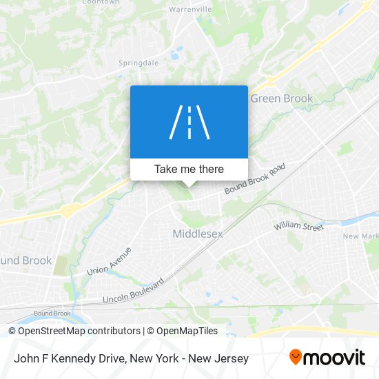 John F Kennedy Drive map