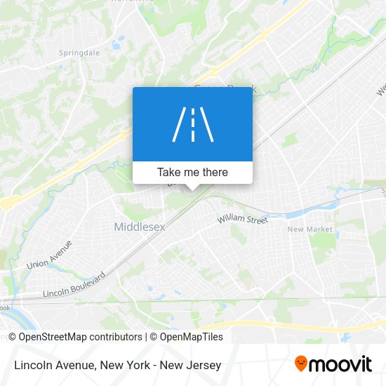 Mapa de Lincoln Avenue