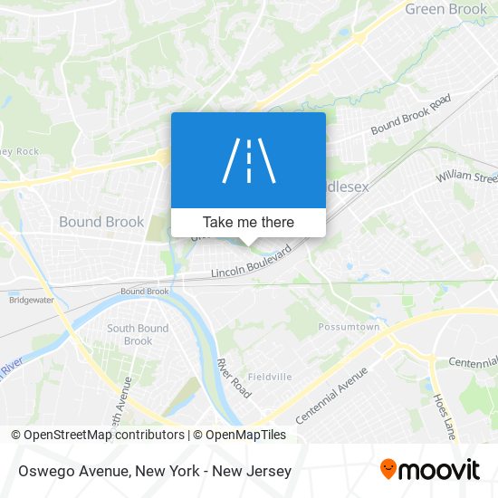 Oswego Avenue map