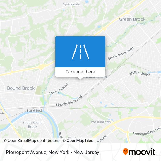 Mapa de Pierrepont Avenue