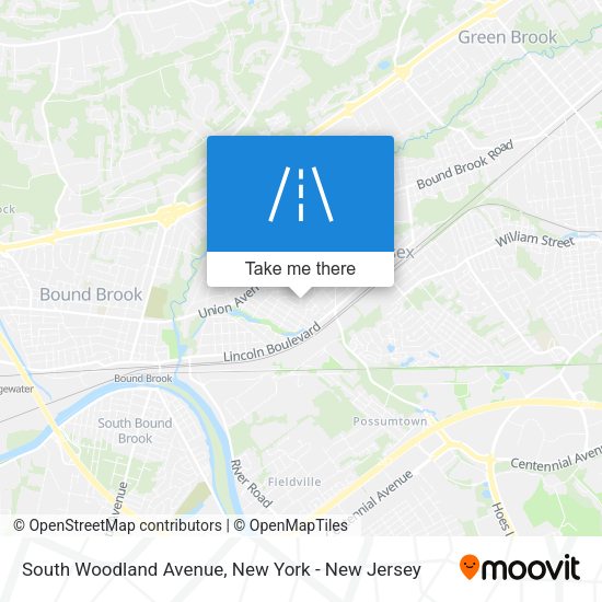 South Woodland Avenue map