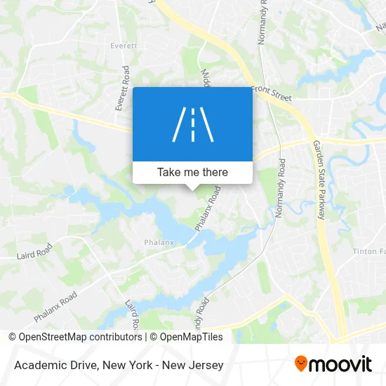 Academic Drive map