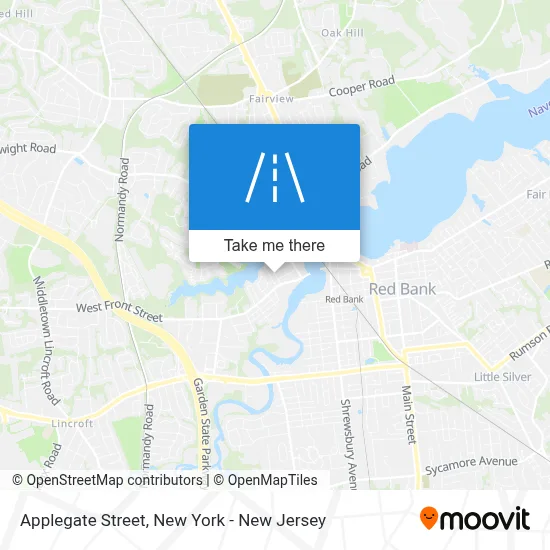 Applegate Street map