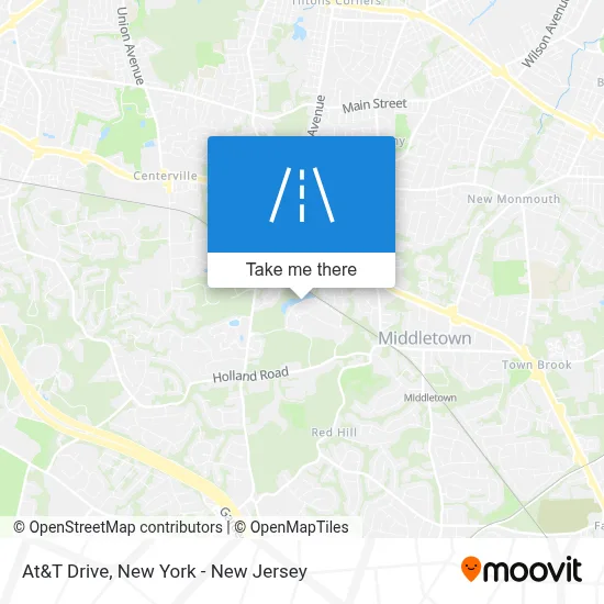 At&T Drive map