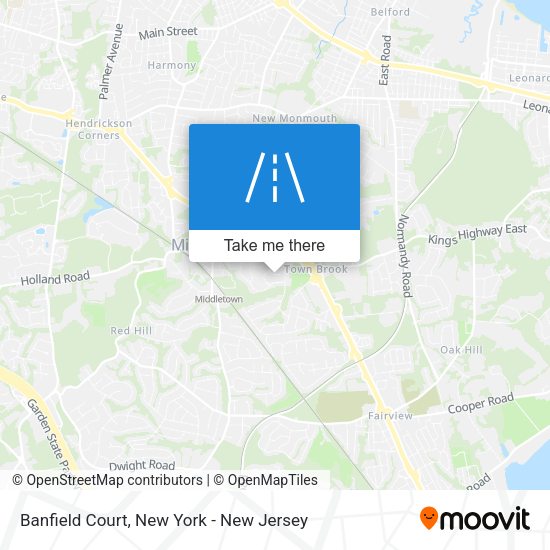Mapa de Banfield Court