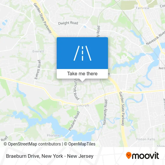 Braeburn Drive map
