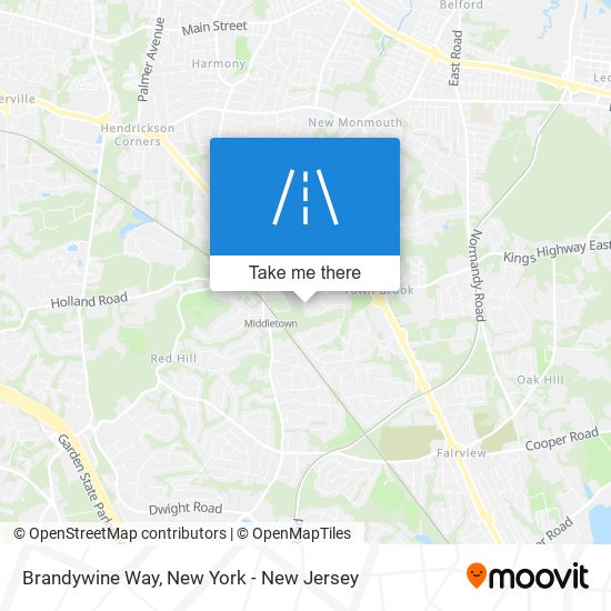 Brandywine Way map